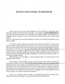 Siemen's new strategy : re-engineering