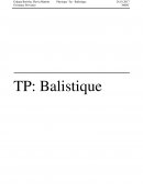 TP: Balistique