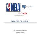 Structuration données NBA