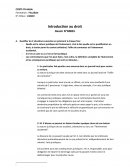 Introduction au droit Devoir N°D0002