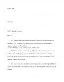 Lettre de motivation