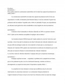 Devoir économie générale: L'industrie et le marché de l'automobile français en 2009 et 2010