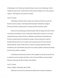 Dissertation franais andromaque