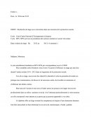 Lettre Pour Stage Protection Sociale