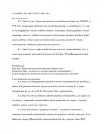 dissertation les etats unis une superpuissance dissertation les etats unis une superpuissance