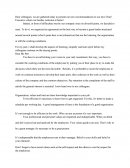 Lettre adressé à un bon patron (document en anglais).