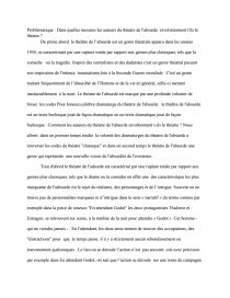 Exemple De Problematique Theatre  doniemas