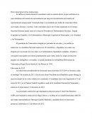 Les institutions au Vénézuela (document en espagnol)
