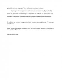 Lettre De Motivation Monoprix Bts Muc