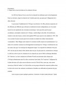 Dissertation: L’impact de la crise de la dette sur le continent Africain