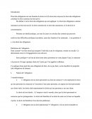 Introduction du Droit Des Obligations