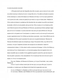 la rencontre au bal la princesse de clèves commentaire