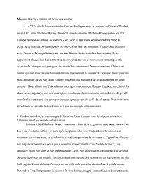 madame bovary rencontre léon emma