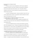 Du développement au développement durable