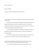 Devoir économie générale: L'industrie et le marché de l'automobile français en 2009 et 2010