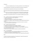 PPP ( Questionnaire Entreprise)