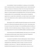Lois de probabilités