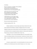 Commentaire sur le poème Nuit Rhènane de Guillaume Apollinaire