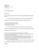 Lettre D'engagement