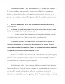 L'équation des échanges