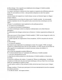 Accroche dissertation sur la mondialisation