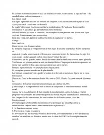 Accroche dissertation sur la mondialisation