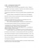 Cas D'entreprise BIC: La RSE − Le développement durable chez BIC