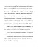 La Pluie, écriture personnelle