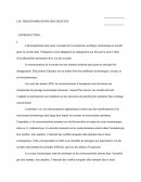 Transformation Des Sociétés