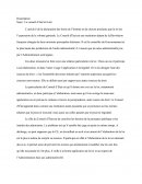 Dissertation: Le Conseil D'état Et La Loi