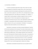 La Consommation - Dissertation