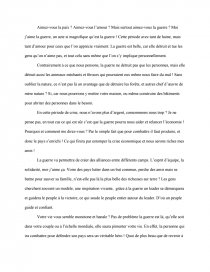 Eloge Paradoxal De La Guerre Memoires Gratuits Julie0692