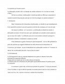 La philosophie consise-t-elle à se détacher des réalités ordinaires et à vivre dans un monde d'idées