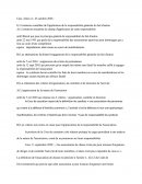 Commentaire d'arrêt de la cour de Cassation du 26 octobre 2006: la responsabilité