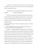 L'absence et la présence du narrateur.