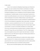 Commentaire De Texte : "une Dissolution Monarchique" De Rousseau, 1997
