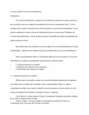La Mise En Place D'un Circuit De Distribution