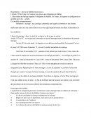 Dissertation « devoir de fidélité entre époux »