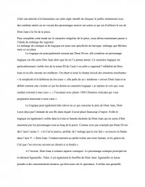 Dissertation Sur Dom Juan Baroque Ou Classique