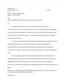 Demande de stage économie