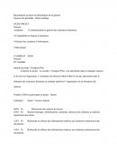 Fiche Projet: Transport Plus