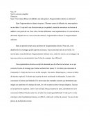 Dissertation: Est-il plus efficace de défendre une idée grâce à l'argumentation directe ou indirecte ?