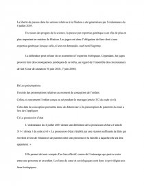 Dissertation filiation juridique