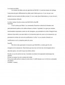 Les moteurs de tables