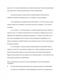 Dissertation le parlement et le conseil constitutionnel nomination