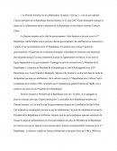 Le Premier Ministre Collaborateur Du Président De La République ?