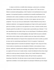 Dissertation sur le respect japonais