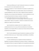 Le Conseil Constitutionnel est-il le répartiteur ou le gardien des lois fondamentales?