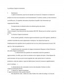 La Politique D'approvisionnement