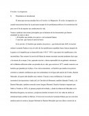 Dissertation en espagnol sur l'exil et la migration
